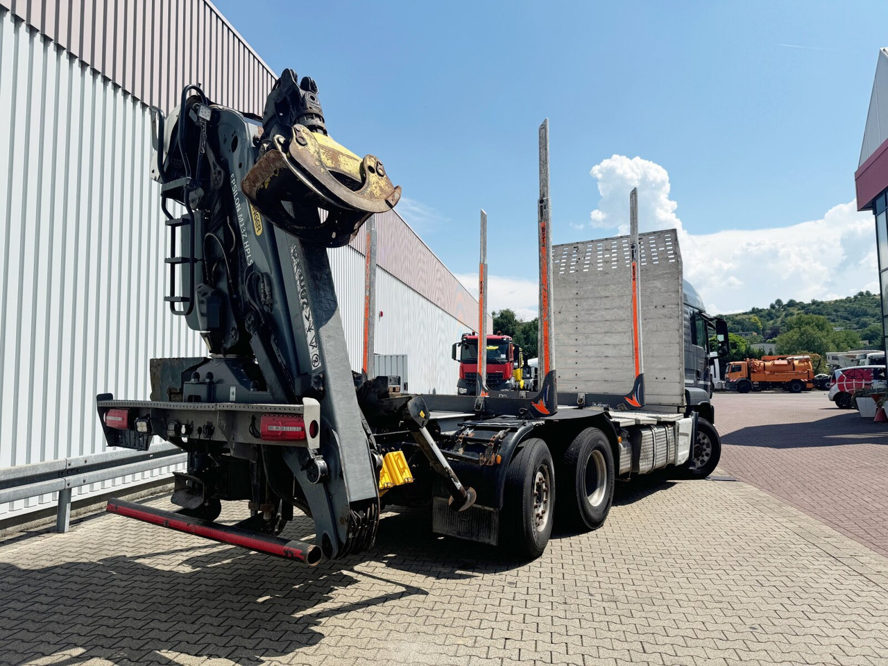 Houttransport, Kraanwagen MAN TGS 26.500 6X4H-4 BL TGS 26.500 6X4H-4 BL, PriTarder, HydroDrive, Lenk-/Lift, Heckkran Epsilon M13Z83: afbeelding 11