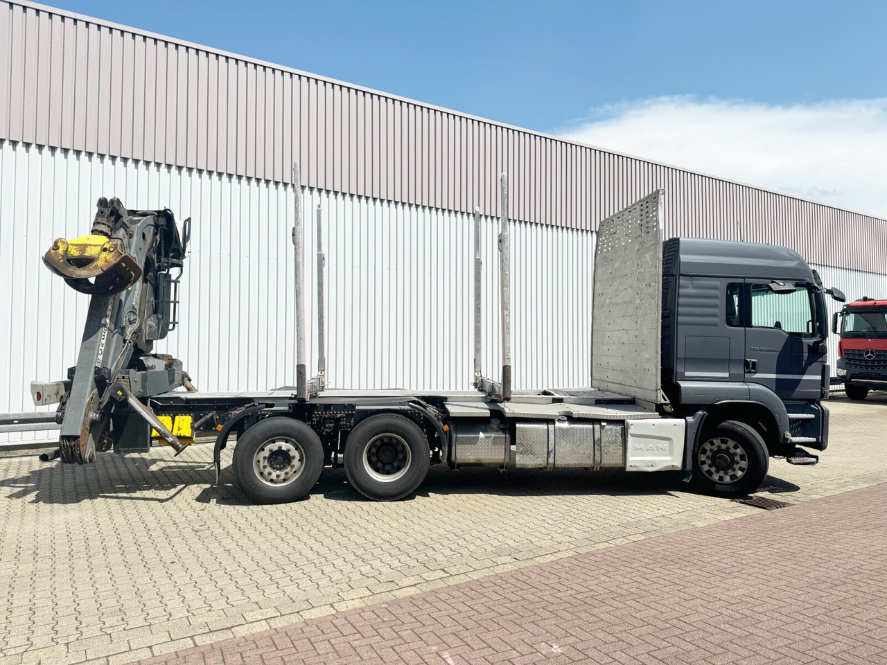 Houttransport, Kraanwagen MAN TGS 26.500 6X4H-4 BL TGS 26.500 6X4H-4 BL, PriTarder, HydroDrive, Lenk-/Lift, Heckkran Epsilon M13Z83: afbeelding 12