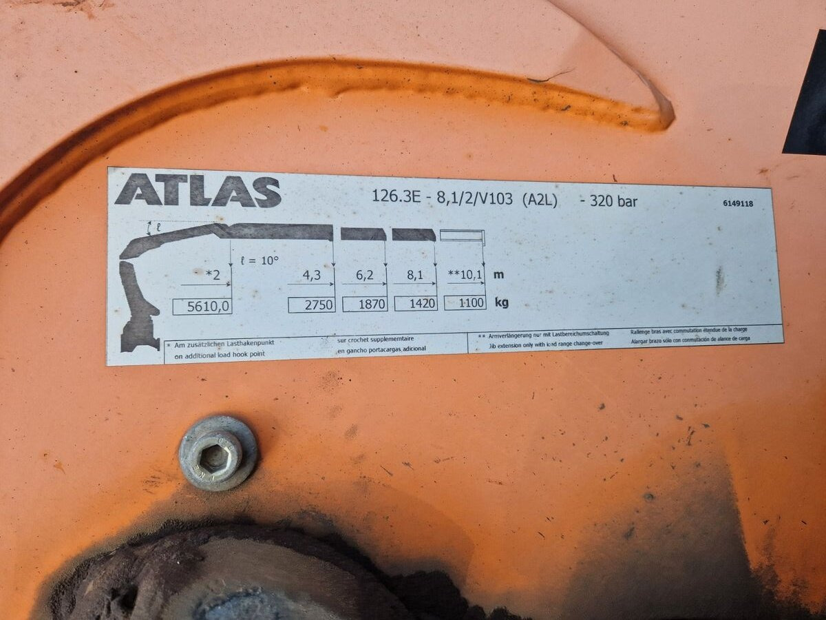 MAN TGS 28.440 6x2-4 BL TGS 28.440 6x2-4 BL, Lenk-/Liftachse, Kran Atlas 126.3E-A2L, Funk - Haakarmsysteem vrachtwagen, Kraanwagen: afbeelding 3 MAN TGS 28.440 6x2-4 BL TGS 28.440 6x2-4 BL, Lenk-/Liftachse, Kran Atlas 126.3E-A2L, Funk - Haakarmsysteem vrachtwagen, Kraanwagen: afbeelding 3