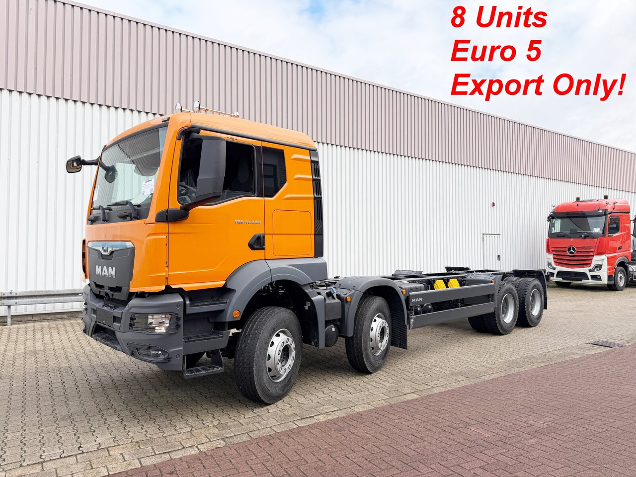 MAN TGS 41.440 8x4 BB CH TGS 41.440 8x4 BB CH, Retarder, MEHRFACH VORHANDEN! - Chassis vrachtwagen: afbeelding 1 MAN TGS 41.440 8x4 BB CH TGS 41.440 8x4 BB CH, Retarder, MEHRFACH VORHANDEN! - Chassis vrachtwagen: afbeelding 1