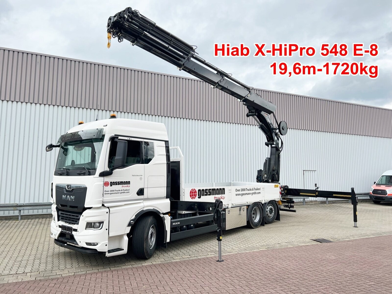 MAN TGX 26.510 6x2-4 LL CH TGX 26.510 6x2-4 LL, Kran Hiab X-HiPro 548 E-8, Lenk-/Liftachse, TwistLock 20Fuß, Funk, Retarder - Kraanwagen, Vrachtwagen met open laadbak: afbeelding 1 MAN TGX 26.510 6x2-4 LL CH TGX 26.510 6x2-4 LL, Kran Hiab X-HiPro 548 E-8, Lenk-/Liftachse, TwistLock 20Fuß, Funk, Retarder - Kraanwagen, Vrachtwagen met open laadbak: afbeelding 1