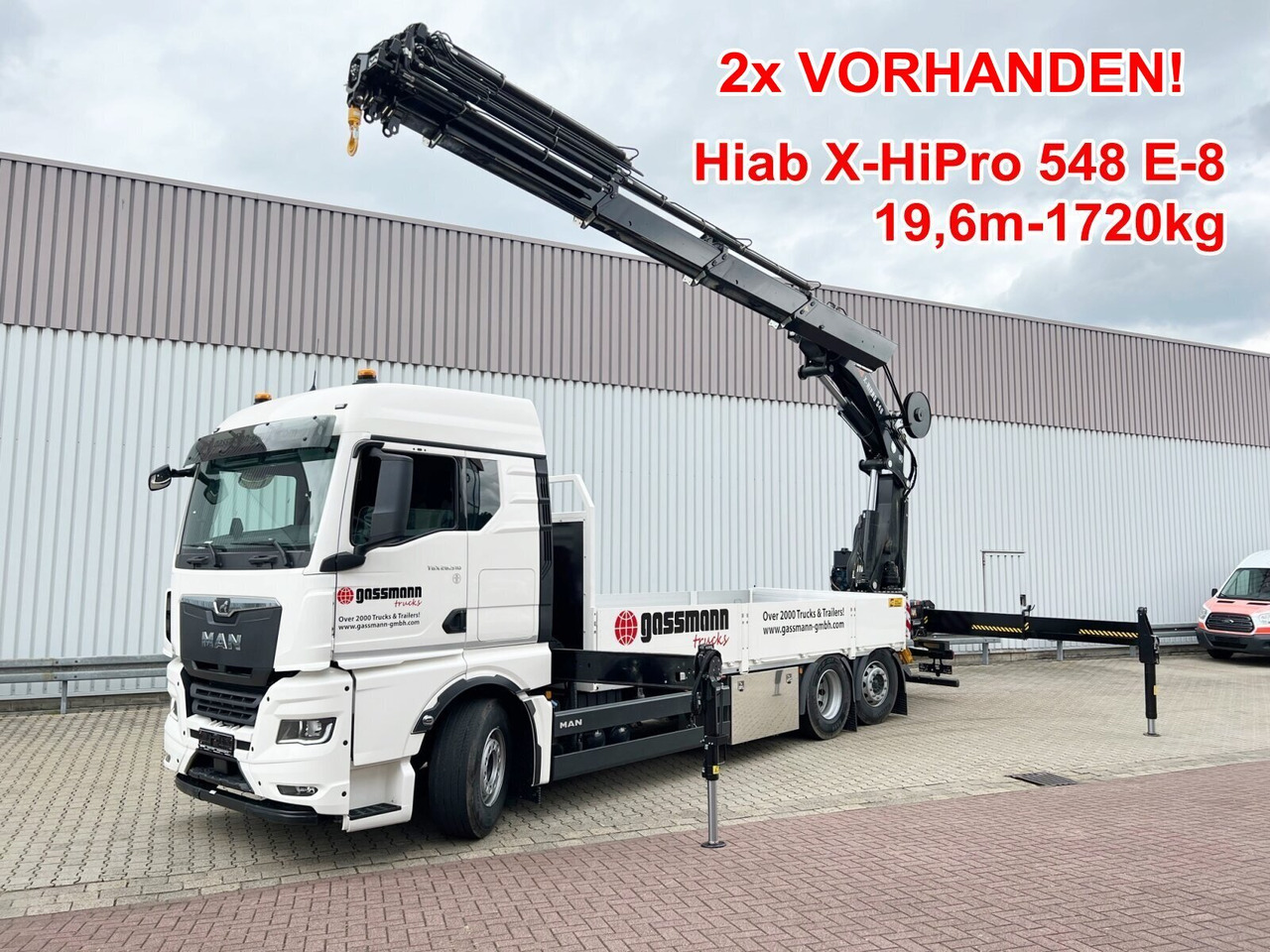 MAN TGX 26.510 6x2-4 LL CH TGX 26.510 6x2-4 LL, Kran Hiab X-HiPro 548 E-8, Lenk-/Liftachse, TwistLock 20Fuß, Funk, Retarder - Kraanwagen, Vrachtwagen met open laadbak: afbeelding 1 MAN TGX 26.510 6x2-4 LL CH TGX 26.510 6x2-4 LL, Kran Hiab X-HiPro 548 E-8, Lenk-/Liftachse, TwistLock 20Fuß, Funk, Retarder - Kraanwagen, Vrachtwagen met open laadbak: afbeelding 1