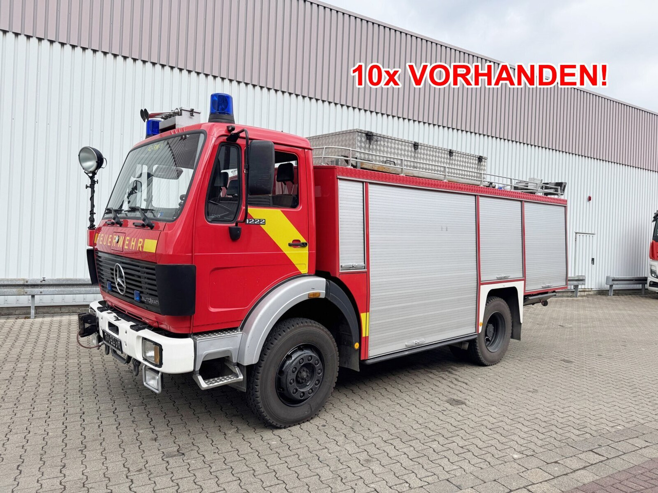 Mercedes-Benz 1222 AF 4x4 Rüstwagen RW 2 1222 AF 4x4, Rüstwagen RW 2, Seilwinde - Brandweerwagen: afbeelding 1 Mercedes-Benz 1222 AF 4x4 Rüstwagen RW 2 1222 AF 4x4, Rüstwagen RW 2, Seilwinde - Brandweerwagen: afbeelding 1