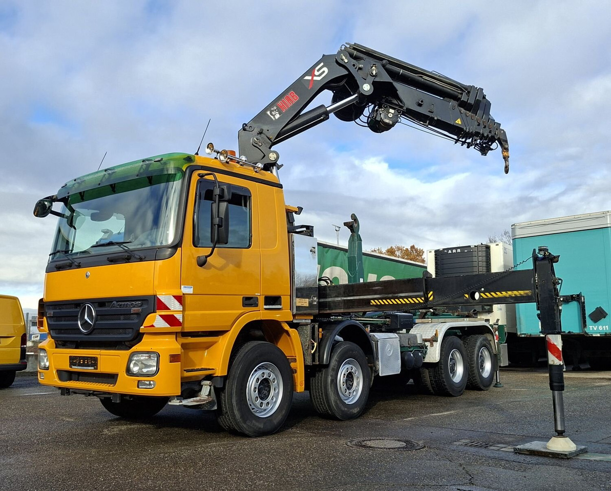 Mercedes-Benz Actros 4146 K 8x4/4 Actros 4146 K 8x4/4, Retarder, Kran Hiab XS 477 E-7 HiPro, Seilwinde, 2x Funk - Haakarmsysteem vrachtwagen, Kraanwagen: afbeelding 1 Mercedes-Benz Actros 4146 K 8x4/4 Actros 4146 K 8x4/4, Retarder, Kran Hiab XS 477 E-7 HiPro, Seilwinde, 2x Funk - Haakarmsysteem vrachtwagen, Kraanwagen: afbeelding 1