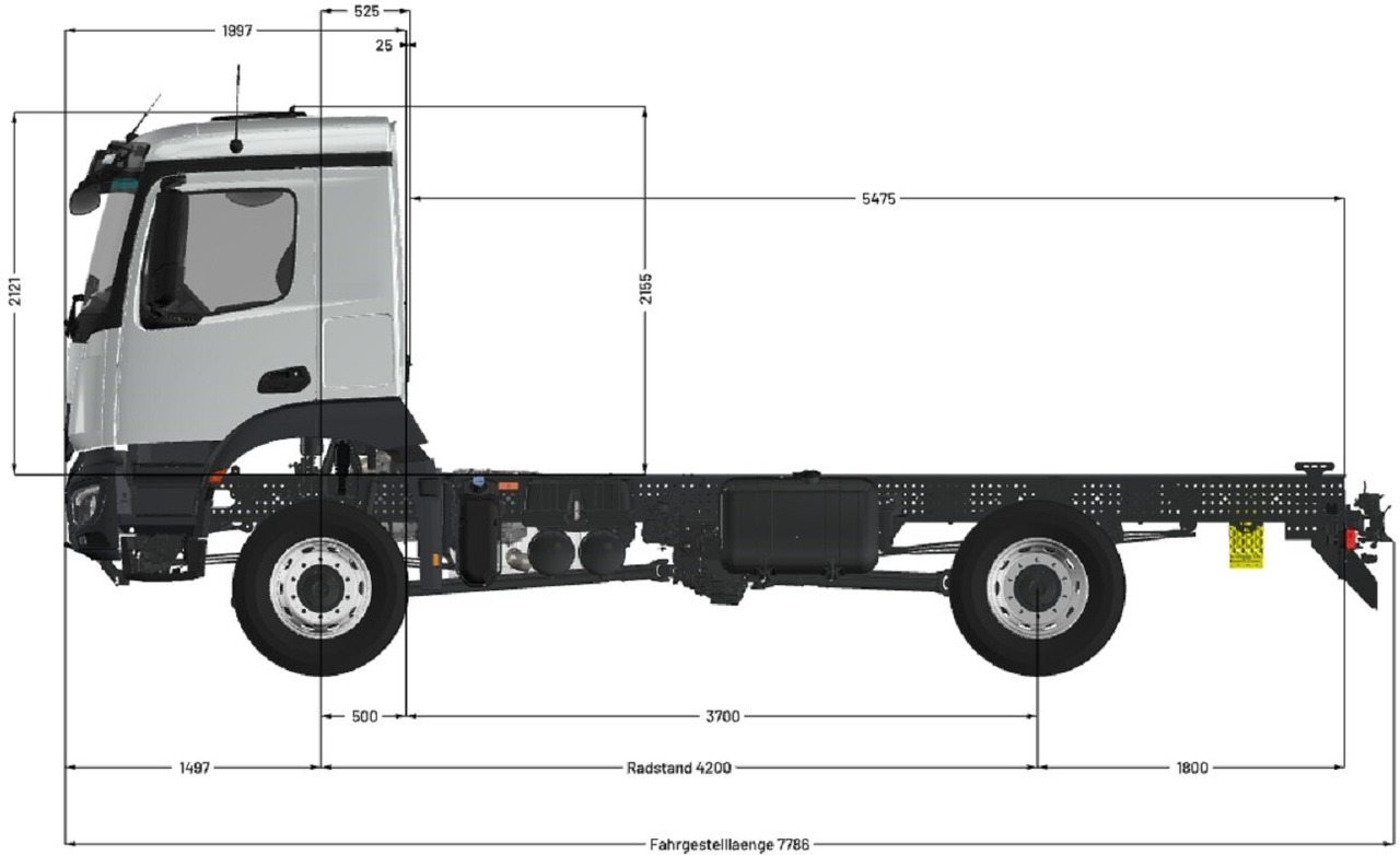 Mercedes-Benz Arocs 1827/30 A 4x4 Arocs 1827/30 A 4x4, mehrfach vorhanden! - Chassis vrachtwagen: afbeelding 5 Mercedes-Benz Arocs 1827/30 A 4x4 Arocs 1827/30 A 4x4, mehrfach vorhanden! - Chassis vrachtwagen: afbeelding 5