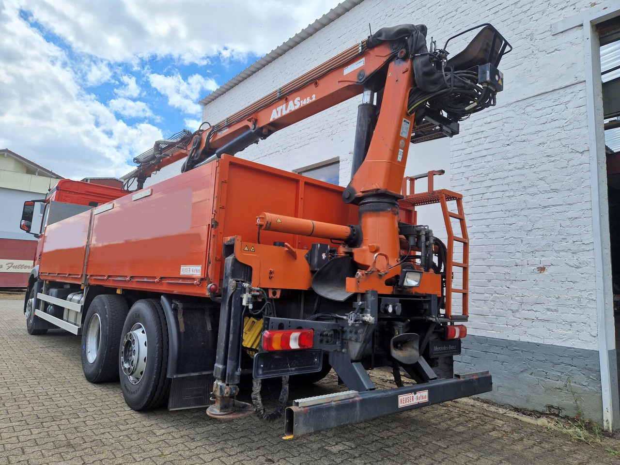 Kraanwagen, Vrachtwagen met open laadbak Mercedes-Benz Arocs 2545 L/6x2/4 Arocs 2545 L/6x2/4, Atlas Kran, 145.2-A19 VB, 9,4m-1.51 to, Lenkachse, entlastbar, Retarder, Klima,: afbeelding 8
