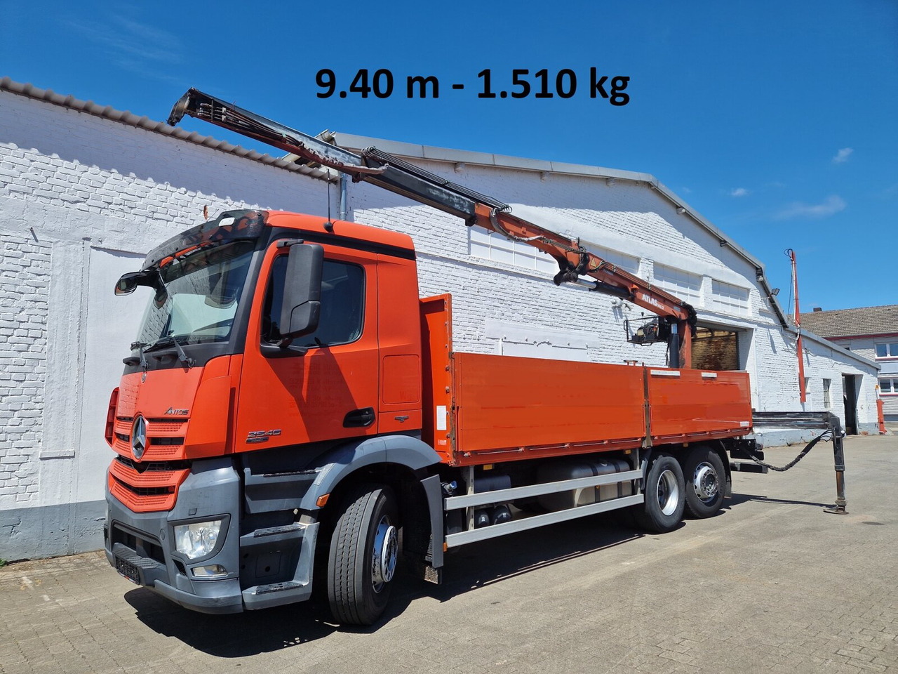 Mercedes-Benz Arocs 2545 L/6x2/4 Arocs 2545 L/6x2/4, Atlas Kran, 145.2-A19 VB, 9,4m-1.51 to, Lenkachse, entlastbar, Retarder, Klima, - Kraanwagen, Vrachtwagen met open laadbak: afbeelding 1 Mercedes-Benz Arocs 2545 L/6x2/4 Arocs 2545 L/6x2/4, Atlas Kran, 145.2-A19 VB, 9,4m-1.51 to, Lenkachse, entlastbar, Retarder, Klima, - Kraanwagen, Vrachtwagen met open laadbak: afbeelding 1