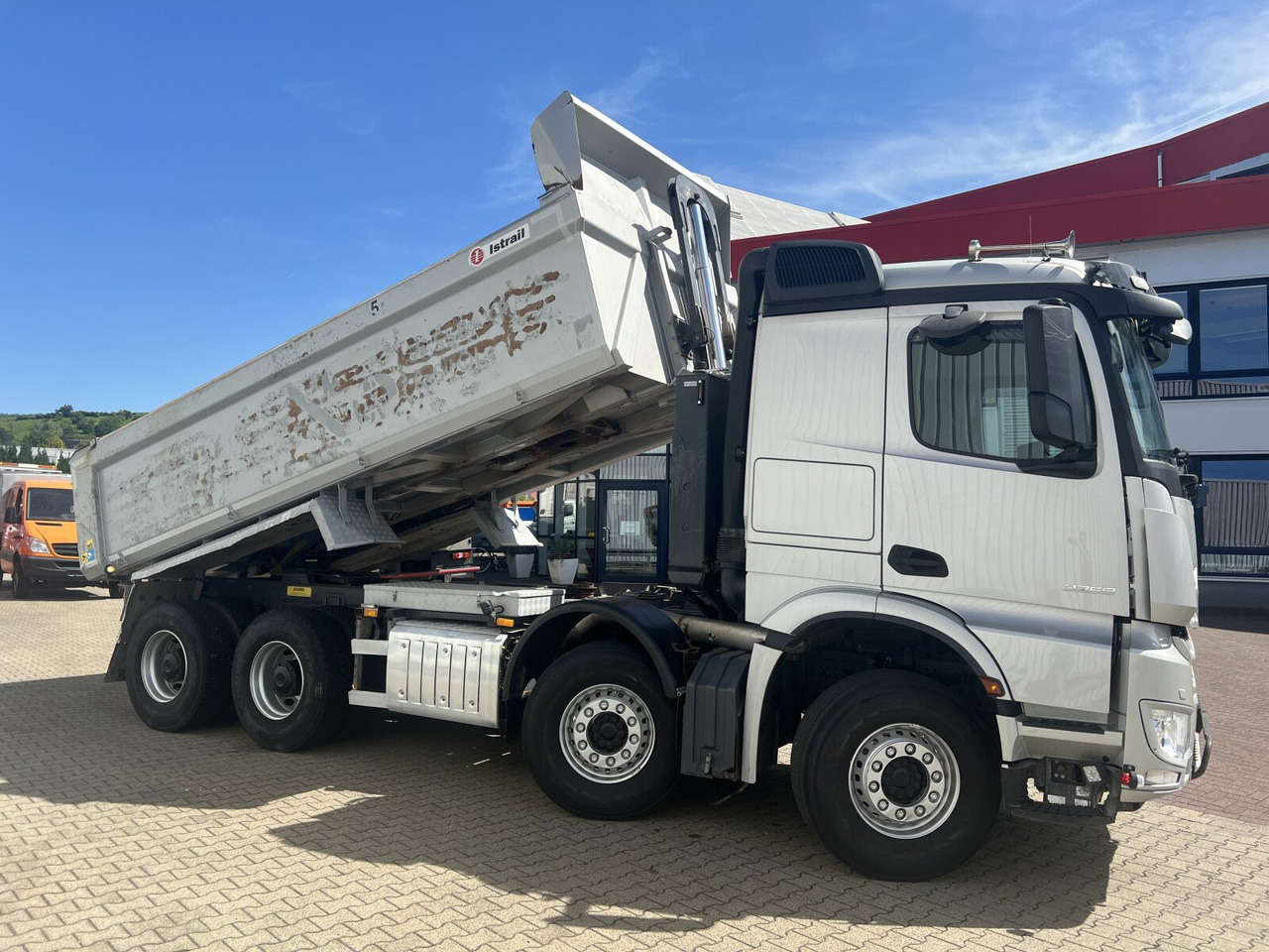 Kiepwagen Mercedes-Benz Arocs 3251 LK 8x4/4 Arocs 3251 LK 8x4/4, Retarder, Stahlmulde ca. 15m³, hydr. Heckklappe: afbeelding 9