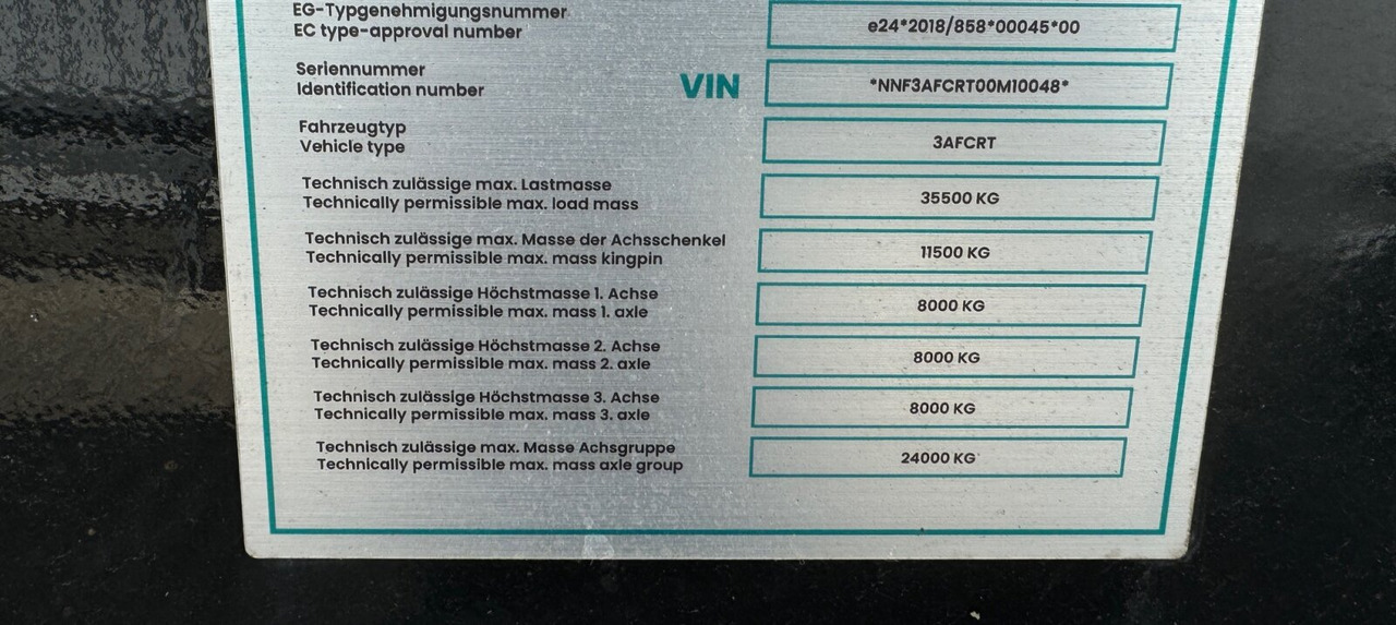 Euro ATM 27 Euro ATM 27, HARDOX Stahlmulde ca. 27m³, Liftachse - Oplegger: afbeelding 4 Euro ATM 27 Euro ATM 27, HARDOX Stahlmulde ca. 27m³, Liftachse - Oplegger: afbeelding 4