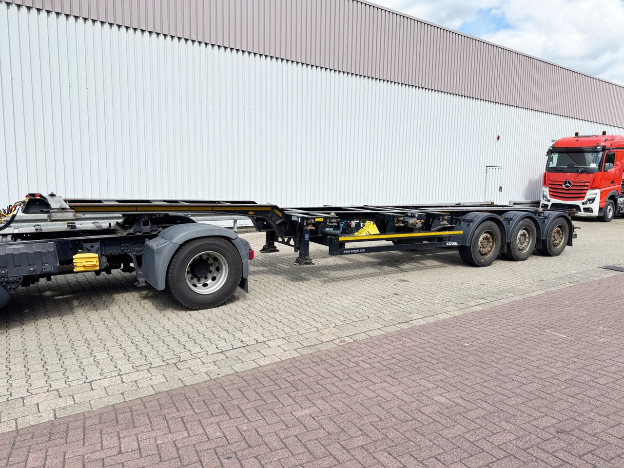 Oplegger Kögel Port 45 Simplex Container-Chassis Port 45 Simplex, Container-Chassis, 20/2x20/30/40/45 Fuß, ausziehbar: afbeelding 1