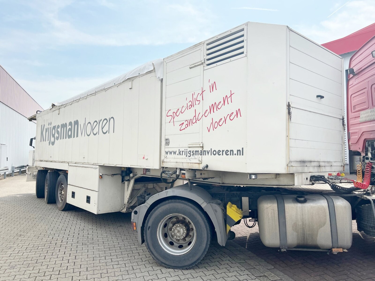 P-393-STI-R-1 KWB, P-393-STI-R-1, 2x Lenkachse, Mörtel-/Estrichauflieger - Oplegger: afbeelding 5 P-393-STI-R-1 KWB, P-393-STI-R-1, 2x Lenkachse, Mörtel-/Estrichauflieger - Oplegger: afbeelding 5