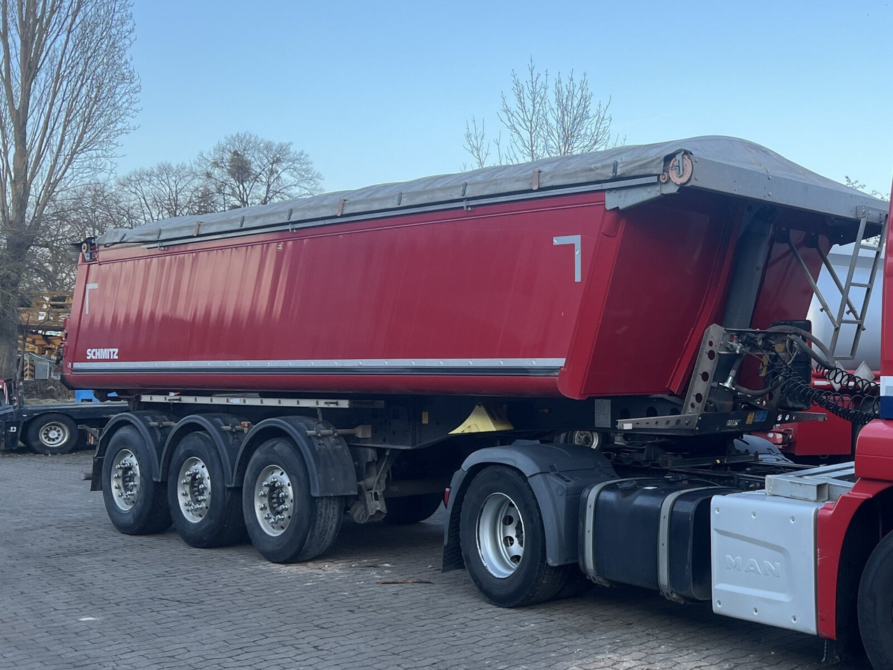 Schmitz Cargobull SKI 24 SL 7.2 SKI 24 SL 7.2, Alumulde ca. 24m³, Liftachse, E-Verdeck, Funk - Oplegger: afbeelding 1 Schmitz Cargobull SKI 24 SL 7.2 SKI 24 SL 7.2, Alumulde ca. 24m³, Liftachse, E-Verdeck, Funk - Oplegger: afbeelding 1