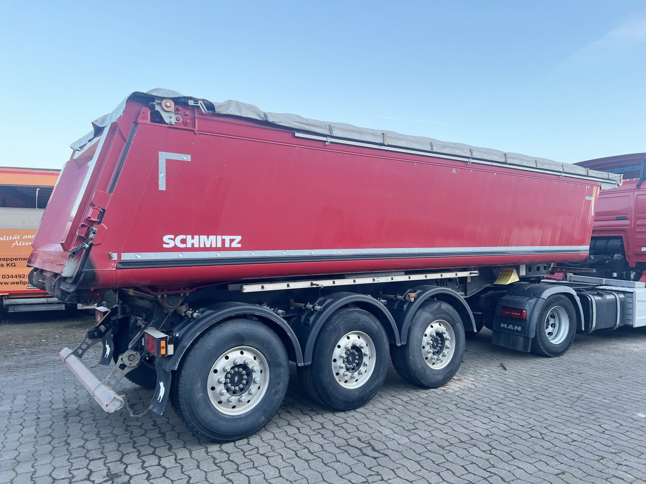 Schmitz Cargobull SKI 24 SL 7.2 SKI 24 SL 7.2, Alumulde ca. 24m³, Liftachse, E-Verdeck, Funk - Oplegger: afbeelding 3 Schmitz Cargobull SKI 24 SL 7.2 SKI 24 SL 7.2, Alumulde ca. 24m³, Liftachse, E-Verdeck, Funk - Oplegger: afbeelding 3