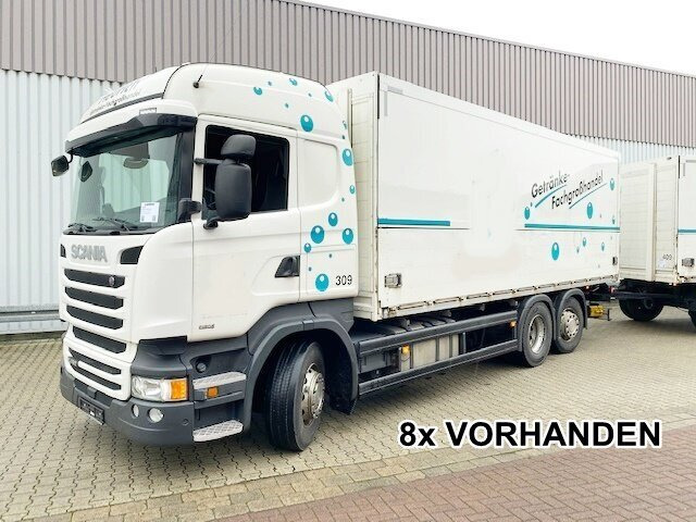 Scania R450 LB 6x2-4 R450 LB 6x2-4 Getränkekoffer, Retarder, Lift-/Lenkachse, Stapleraufnahme - Bakwagen: afbeelding 1 Scania R450 LB 6x2-4 R450 LB 6x2-4 Getränkekoffer, Retarder, Lift-/Lenkachse, Stapleraufnahme - Bakwagen: afbeelding 1