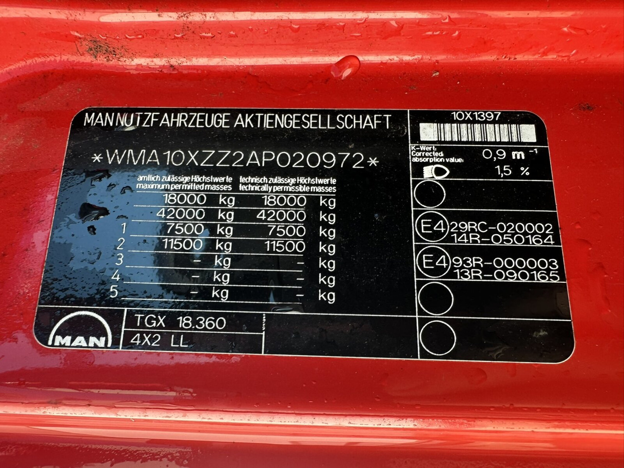 MAN TGX 18.360 4X2 LL TGX 18.360 4X2 LL, Fahrschule - Vrachtwagen: afbeelding 3 MAN TGX 18.360 4X2 LL TGX 18.360 4X2 LL, Fahrschule - Vrachtwagen: afbeelding 3
