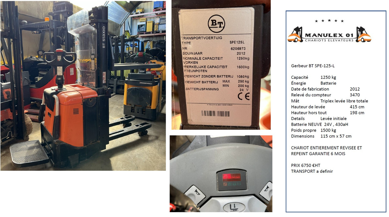 BT AVEC LEVEE INITIALE - Stapelaar: afbeelding 1 BT AVEC LEVEE INITIALE - Stapelaar: afbeelding 1