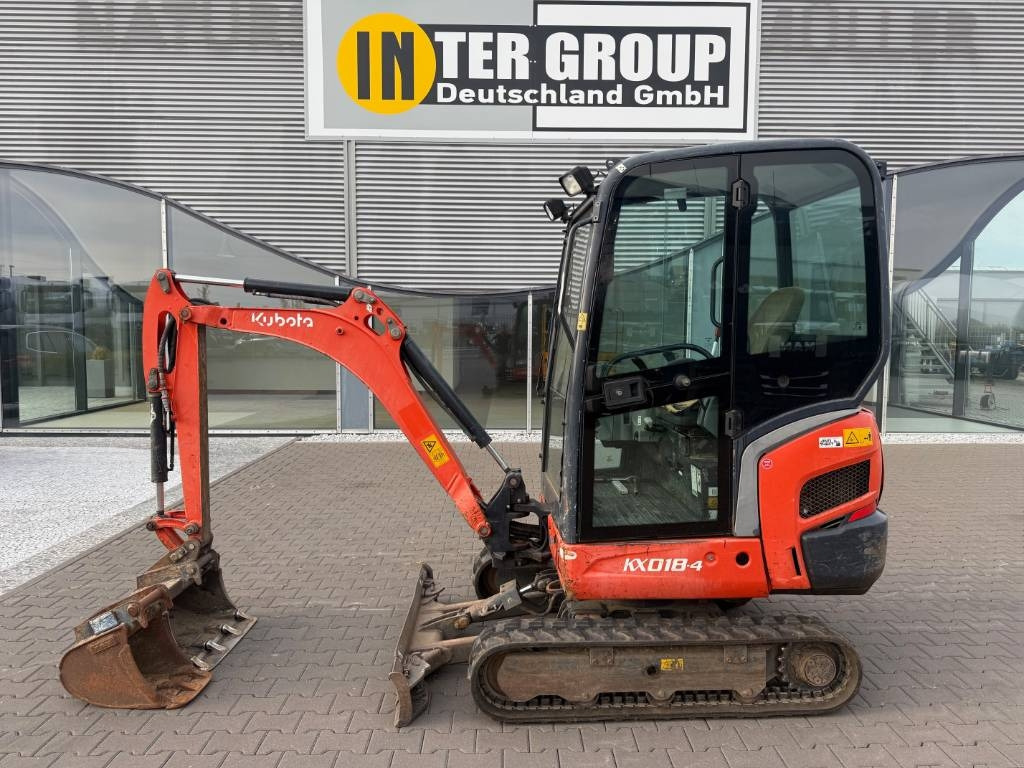Kubota KX 018-4 - Minigraafmachine: afbeelding 1 Kubota KX 018-4 - Minigraafmachine: afbeelding 1