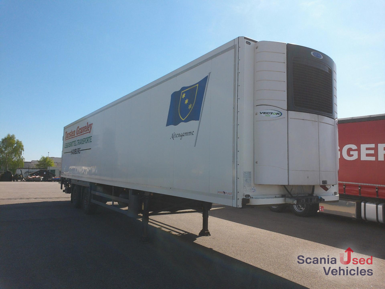 SCHMITZ FD-Aufbau m. Carrier Vector 1550 nur 5516 h - Koelwagen oplegger: afbeelding 1 SCHMITZ FD-Aufbau m. Carrier Vector 1550 nur 5516 h - Koelwagen oplegger: afbeelding 1