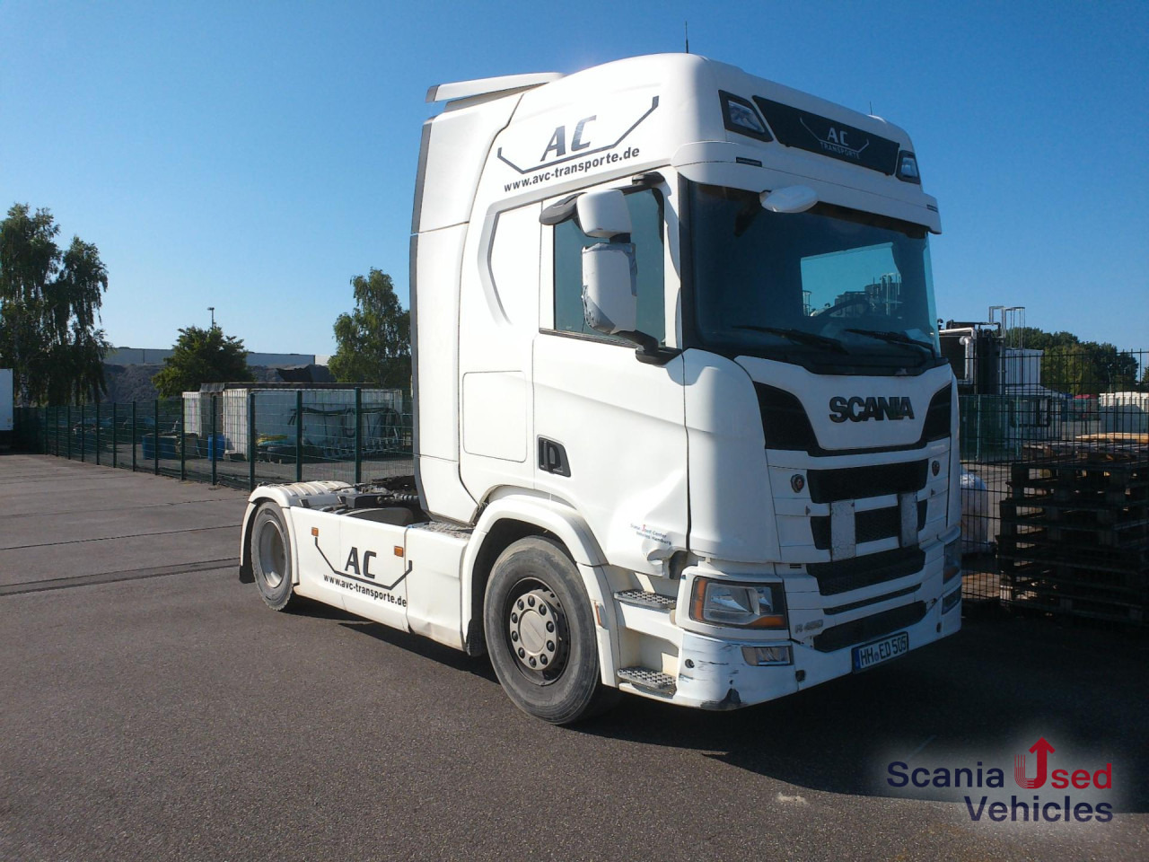 SCANIA R 450 A4x2NA Hydraulik - beschädigt - K-Welle - Trekker: afbeelding 1 SCANIA R 450 A4x2NA Hydraulik - beschädigt - K-Welle - Trekker: afbeelding 1