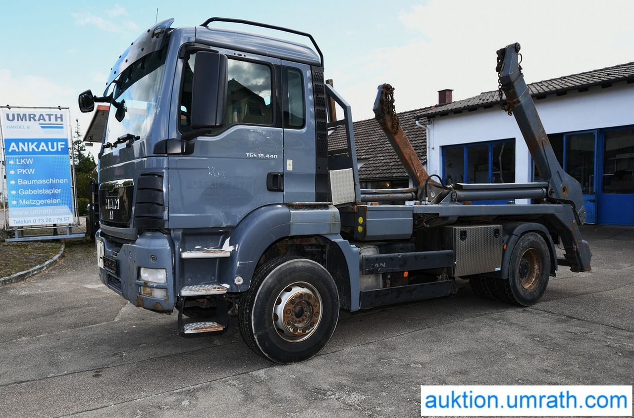 MAN TGS 18.440 / 4 x 2 BL Absetzkipper Teleskopabsetzer EURO 5 - Containertransporter/ Wissellaadbak vrachtwagen: afbeelding 1 MAN TGS 18.440 / 4 x 2 BL Absetzkipper Teleskopabsetzer EURO 5 - Containertransporter/ Wissellaadbak vrachtwagen: afbeelding 1