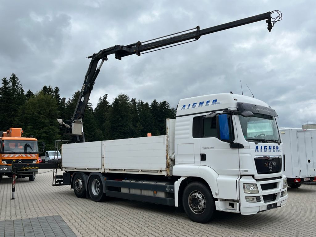 MAN TGS 26.440 Baustoff mit HIAB XS 166 Kran - Vrachtwagen met open laadbak, Kraanwagen: afbeelding 4 MAN TGS 26.440 Baustoff mit HIAB XS 166 Kran - Vrachtwagen met open laadbak, Kraanwagen: afbeelding 4