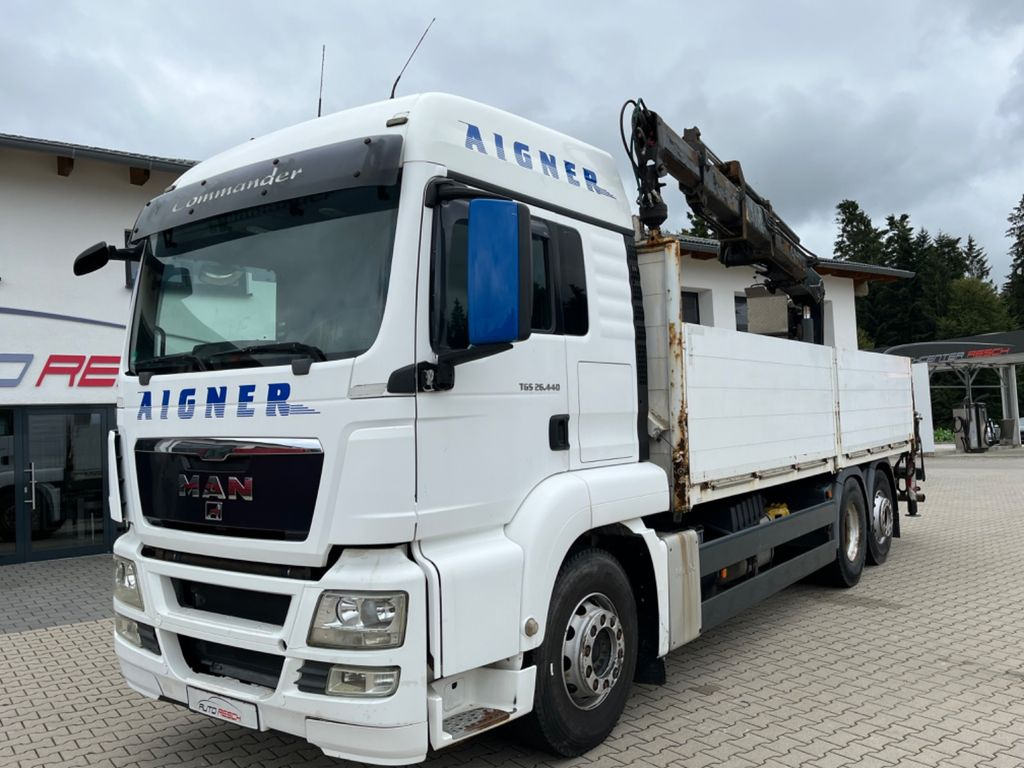 MAN TGS 26.440 Baustoff mit HIAB XS 166 Kran MAN TGS 26.440 Baustoff mit HIAB XS 166 Kran - Vrachtwagen met open laadbak, Kraanwagen: afbeelding 3 MAN TGS 26.440 Baustoff mit HIAB XS 166 Kran MAN TGS 26.440 Baustoff mit HIAB XS 166 Kran - Vrachtwagen met open laadbak, Kraanwagen: afbeelding 3