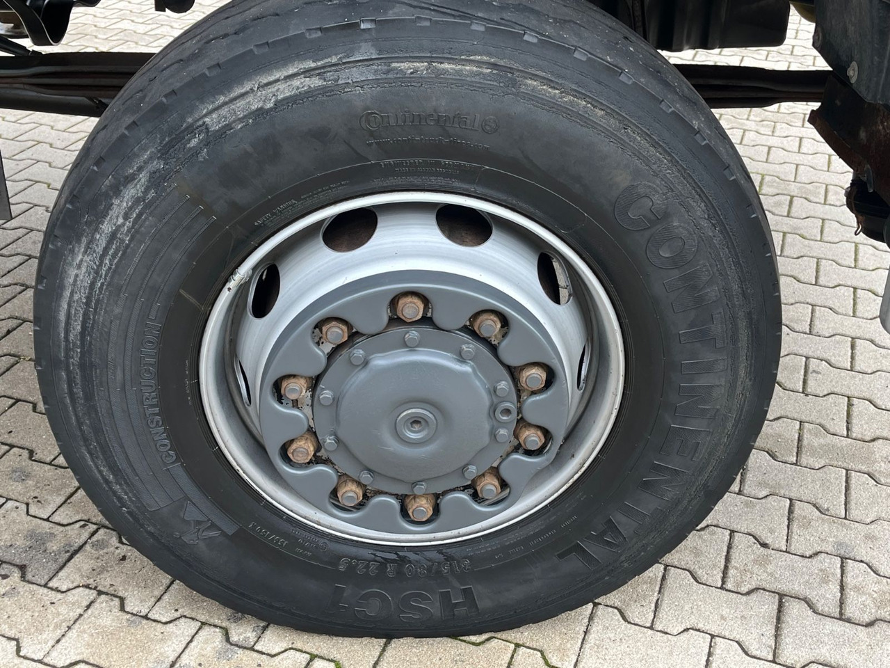 Kipper vrachtwagen, Kraanwagen Mercedes-Benz Atego 1823 4x4 Kipper mit Kran Atlas 125.2 Funk: afbeelding 9