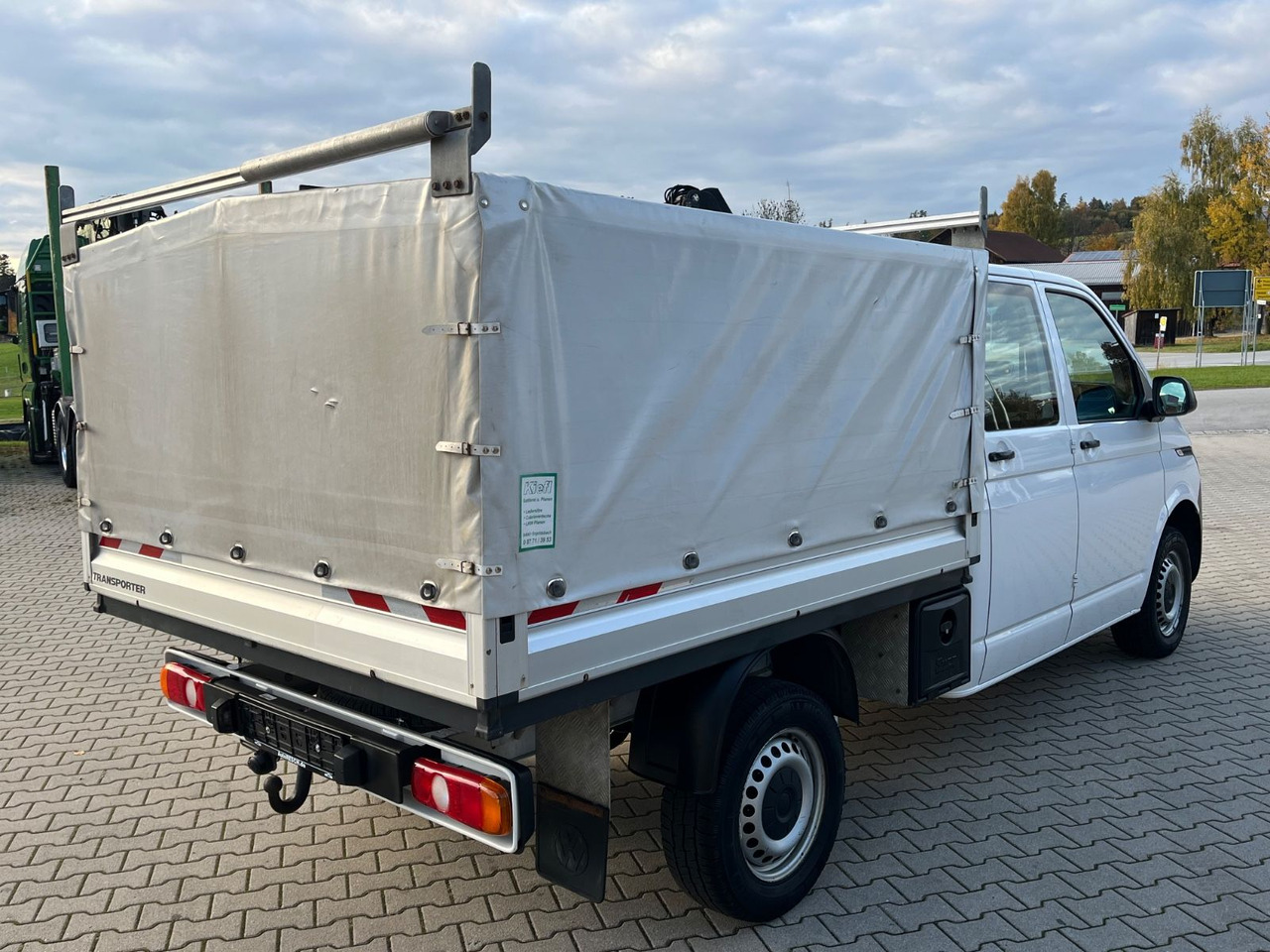 Huifzeil bedrijfswagen, Bestelwagen met dubbele cabine Volkswagen T6.1 DOKA Pritsche 4x4 Sperre Standheizung: afbeelding 6
