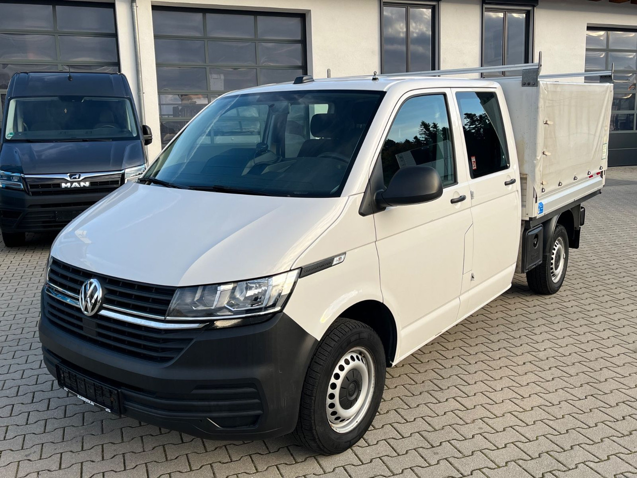 Volkswagen T6.1 DOKA Pritsche 4x4 Sperre Standheizung - Huifzeil bedrijfswagen, Bestelwagen met dubbele cabine: afbeelding 1 Volkswagen T6.1 DOKA Pritsche 4x4 Sperre Standheizung - Huifzeil bedrijfswagen, Bestelwagen met dubbele cabine: afbeelding 1