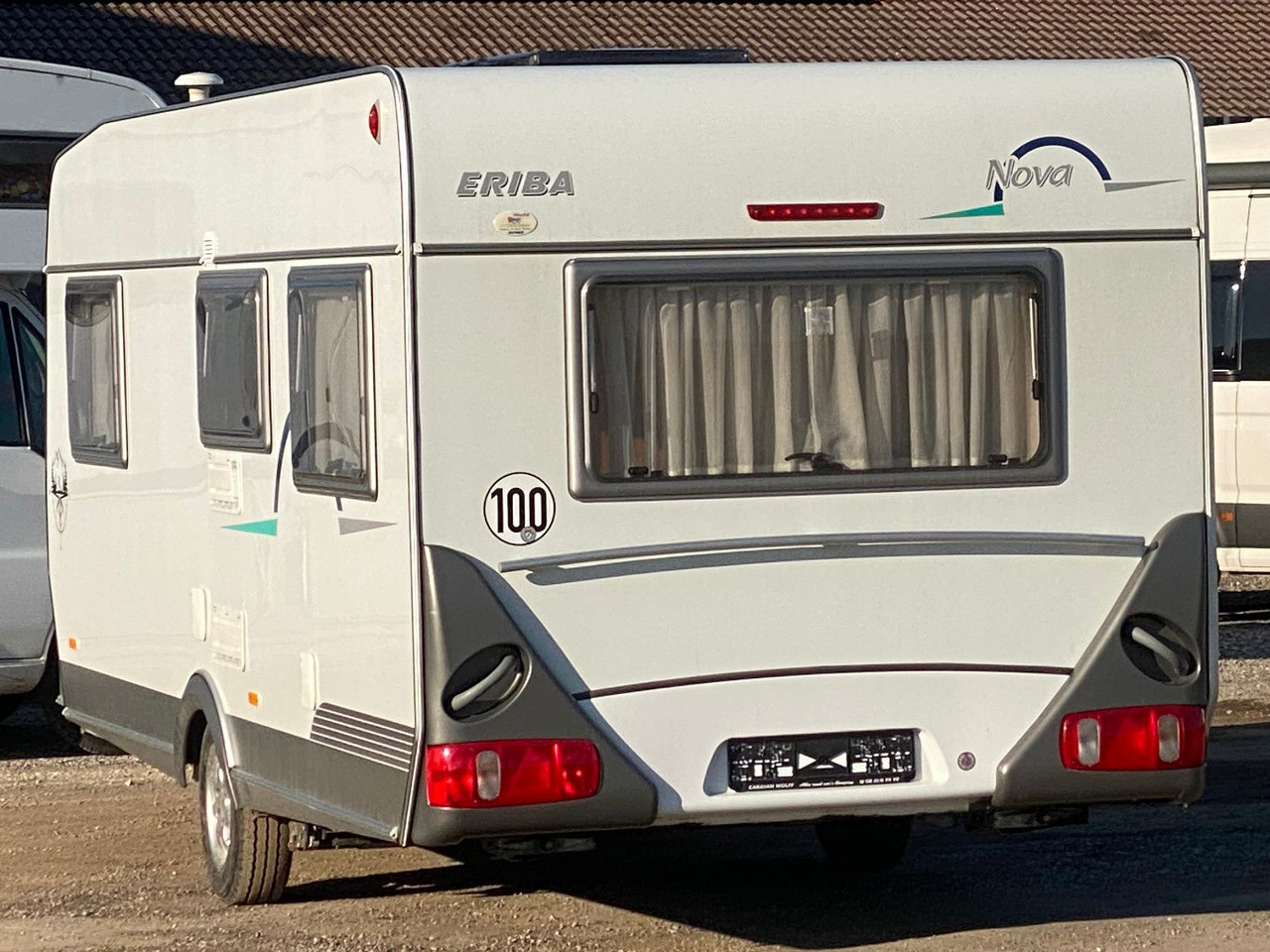 Caravan HYMER / ERIBA / HYMERCAR Nova 530 Swing mit Längsbetten und Moser, top Zu: afbeelding 7