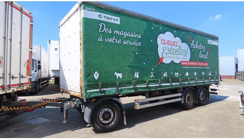 Lecitrailer 27000 kg! Liftaxel, 3 axel BPW, Edscha - Aanhangwagen met huif: afbeelding 4 Lecitrailer 27000 kg! Liftaxel, 3 axel BPW, Edscha - Aanhangwagen met huif: afbeelding 4