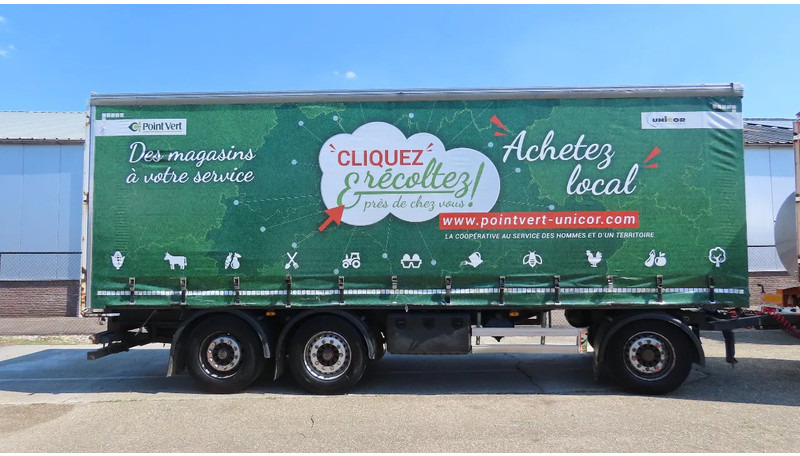 Lecitrailer 27000 kg!   Liftaxel, 3 axel BPW, Edscha - Aanhangwagen met huif: afbeelding 1 Lecitrailer 27000 kg!   Liftaxel, 3 axel BPW, Edscha - Aanhangwagen met huif: afbeelding 1