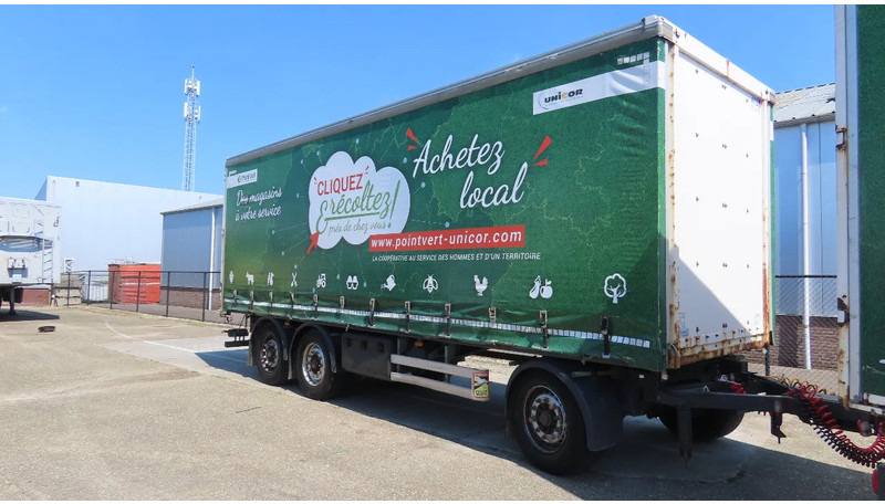 Lecitrailer 27000 kg! Liftaxel, 3 axel BPW, Edscha - Aanhangwagen met huif: afbeelding 2 Lecitrailer 27000 kg! Liftaxel, 3 axel BPW, Edscha - Aanhangwagen met huif: afbeelding 2