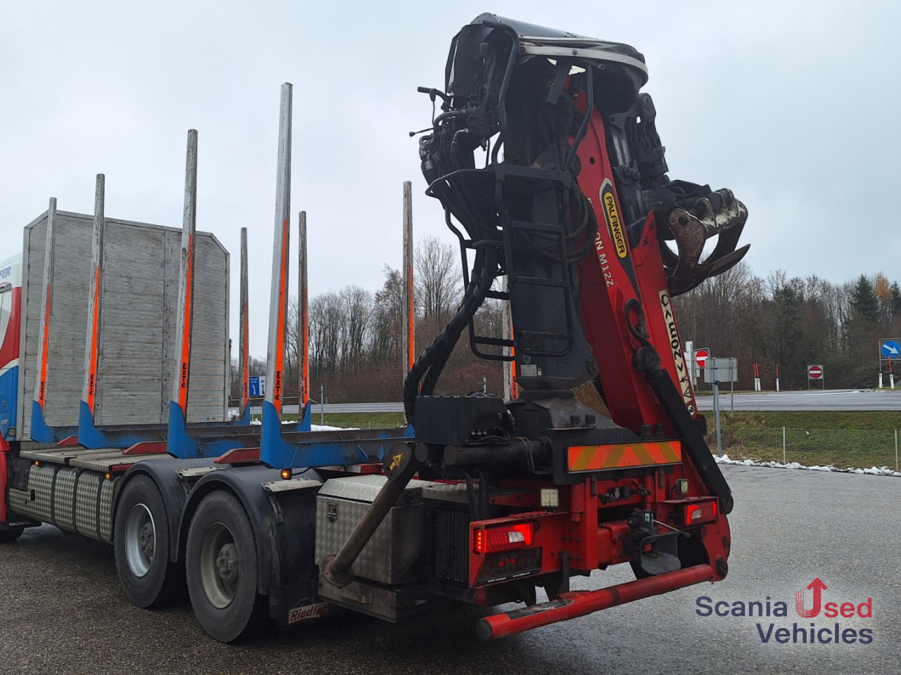 SCANIA R 580 B6x4NB+Epsilon M12 Z - Houttransport, Kraanwagen: afbeelding 2 SCANIA R 580 B6x4NB+Epsilon M12 Z - Houttransport, Kraanwagen: afbeelding 2