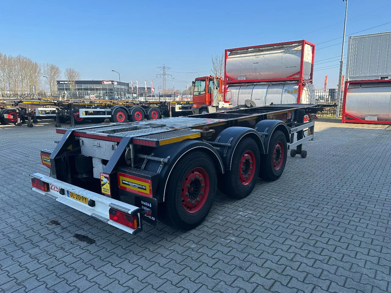 Containertransporter/ Wissellaadbak oplegger Burg 20FT / 20FT SWAP ADR (EX/II, EX/III, FL, AT) Chassis, 3.690kg, SAF INTRADISC, 2x Liftaxle, NL-chassis, APK/ADR: 08-2025: afbeelding 7