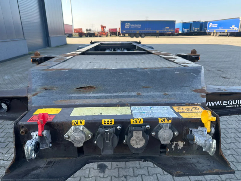 Containertransporter/ Wissellaadbak oplegger Burg 20FT / 20FT SWAP ADR (EX/II, EX/III, FL, AT) Chassis, 3.690kg, SAF INTRADISC, 2x Liftaxle, NL-chassis, APK/ADR: 08-2025: afbeelding 13