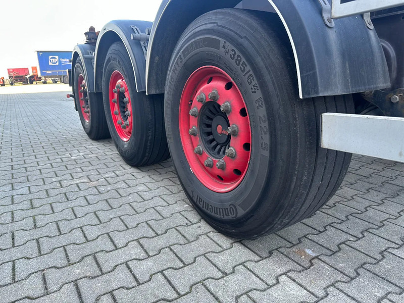 Containertransporter/ Wissellaadbak oplegger Burg 20FT / 20FT SWAP ADR (EX/II, EX/III, FL, AT) Chassis, 3.690kg, SAF INTRADISC, 2x Liftaxle, NL-chassis, APK/ADR: 08-2025: afbeelding 15