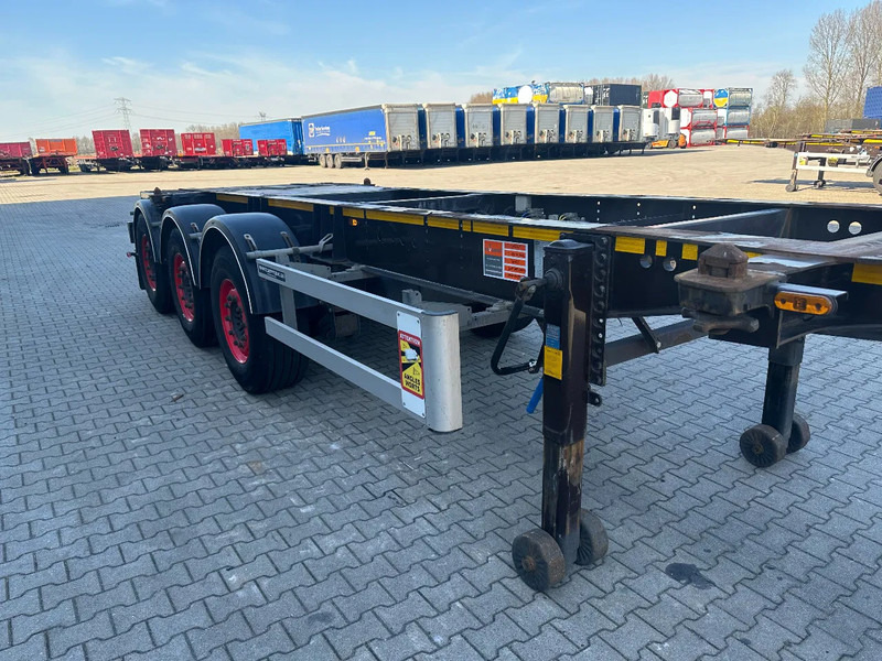 Containertransporter/ Wissellaadbak oplegger Burg 20FT / 20FT SWAP ADR (EX/II, EX/III, FL, AT), Leergewicht : 3.690kg, SAF INTRADISC, 2x Liftachse, NL-Chassis: afbeelding 12