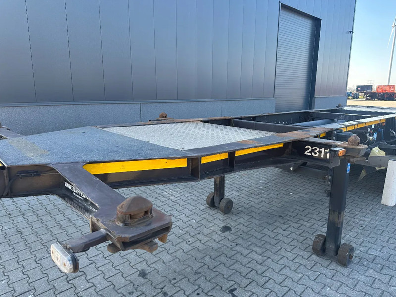 Containertransporter/ Wissellaadbak oplegger Burg 20FT / 20FT SWAP ADR (EX/II, EX/III, FL, AT), Leergewicht : 3.690kg, SAF INTRADISC, 2x Liftachse, NL-Chassis: afbeelding 8