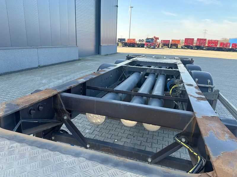 Containertransporter/ Wissellaadbak oplegger Burg 20FT / 20FT SWAP ADR (EX/II, EX/III, FL, AT), Leergewicht : 3.690kg, SAF INTRADISC, 2x Liftachse, NL-Chassis: afbeelding 10