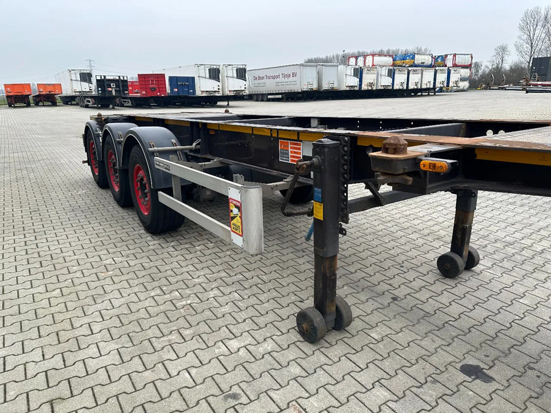 Containertransporter/ Wissellaadbak oplegger Burg 20FT ADR (EX/II, EX/III, FL, AT) Chassis, Empty weight : 3.690kg, SAF INTRADISC, 2x Liftaxle, NL-chassis: afbeelding 11
