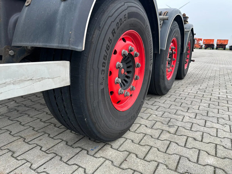 Containertransporter/ Wissellaadbak oplegger Burg 20FT ADR (EX/II, EX/III, FL, AT) Chassis, Empty weight : 3.690kg, SAF INTRADISC, 2x Liftaxle, NL-chassis: afbeelding 15