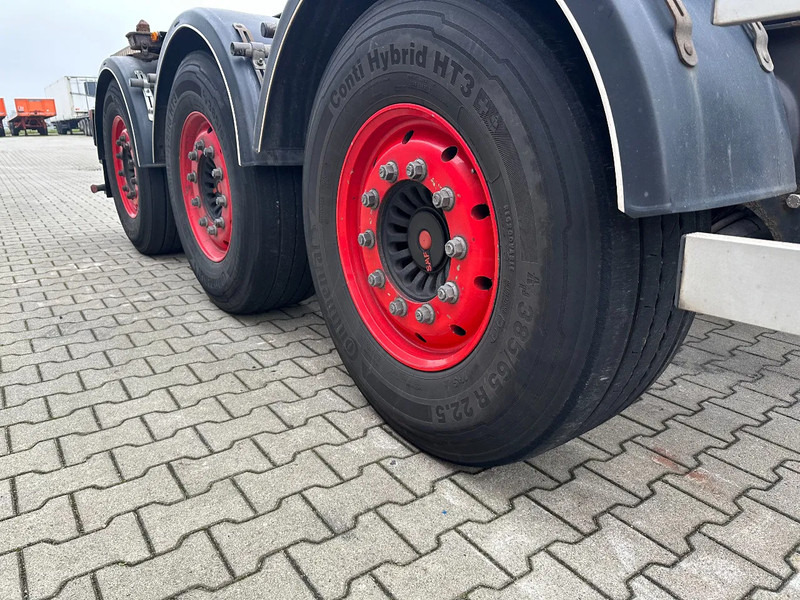 Containertransporter/ Wissellaadbak oplegger Burg 20FT ADR (EX/II, EX/III, FL, AT) Chassis, Empty weight : 3.690kg, SAF INTRADISC, 2x Liftaxle, NL-chassis: afbeelding 14