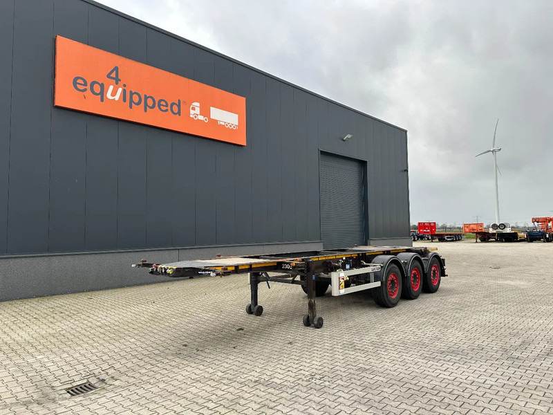 Burg 20FT ADR (EX/II, EX/III, FL, AT) Chassis, Leergewicht : 3.690kg, SAF INTRADISC, 2x Liftachse, NL-Chassis - Containertransporter/ Wissellaadbak oplegger: afbeelding 1 Burg 20FT ADR (EX/II, EX/III, FL, AT) Chassis, Leergewicht : 3.690kg, SAF INTRADISC, 2x Liftachse, NL-Chassis - Containertransporter/ Wissellaadbak oplegger: afbeelding 1