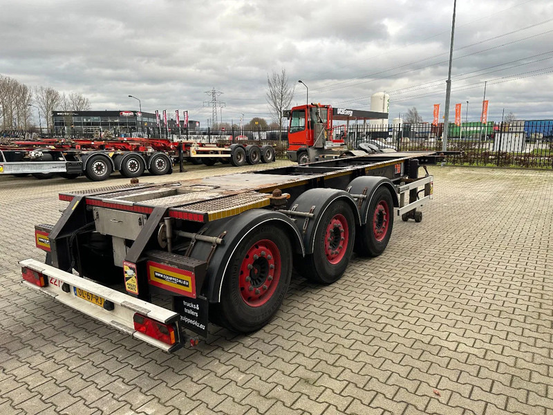 Burg 25X 20FT ADR (EX/II, EX/III, FL, AT) Chassis, Empty weight : 3.690kg, SAF INTRADISC, 2x Liftaxle, NL-chassis - Containertransporter/ Wissellaadbak oplegger: afbeelding 3 Burg 25X 20FT ADR (EX/II, EX/III, FL, AT) Chassis, Empty weight : 3.690kg, SAF INTRADISC, 2x Liftaxle, NL-chassis - Containertransporter/ Wissellaadbak oplegger: afbeelding 3