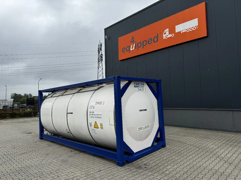 CIMC 20FT ISO, 25.050L / 1-COMP / 3 BAFFELS / T11 / 4 manholes / ADR valid until 04/2027 - Tankcontainer: afbeelding 3 CIMC 20FT ISO, 25.050L / 1-COMP / 3 BAFFELS / T11 / 4 manholes / ADR valid until 04/2027 - Tankcontainer: afbeelding 3