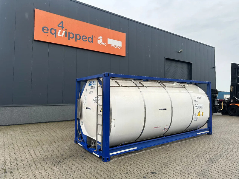 CIMC 20FT ISO, 25.060L / 1-COMP / 3 BAFFELS / T11 / 4 manholes / ADR valid until 10/2027 - Opslagtank: afbeelding 1 CIMC 20FT ISO, 25.060L / 1-COMP / 3 BAFFELS / T11 / 4 manholes / ADR valid until 10/2027 - Opslagtank: afbeelding 1