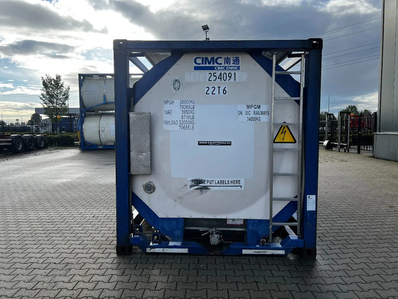 CIMC 20FT ISO, 25.070L/1-COMP/3 BAFFELS/4 manholes, ADR valid until 01/2027 - Opslagtank: afbeelding 3 CIMC 20FT ISO, 25.070L/1-COMP/3 BAFFELS/4 manholes, ADR valid until 01/2027 - Opslagtank: afbeelding 3