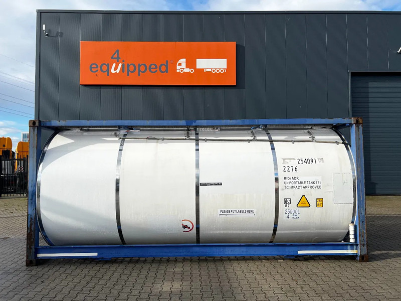 CIMC 20FT ISO, 25.070L/1-COMP/3 BAFFELS/4 manholes, ADR valid until 01/2027 - Opslagtank: afbeelding 2 CIMC 20FT ISO, 25.070L/1-COMP/3 BAFFELS/4 manholes, ADR valid until 01/2027 - Opslagtank: afbeelding 2
