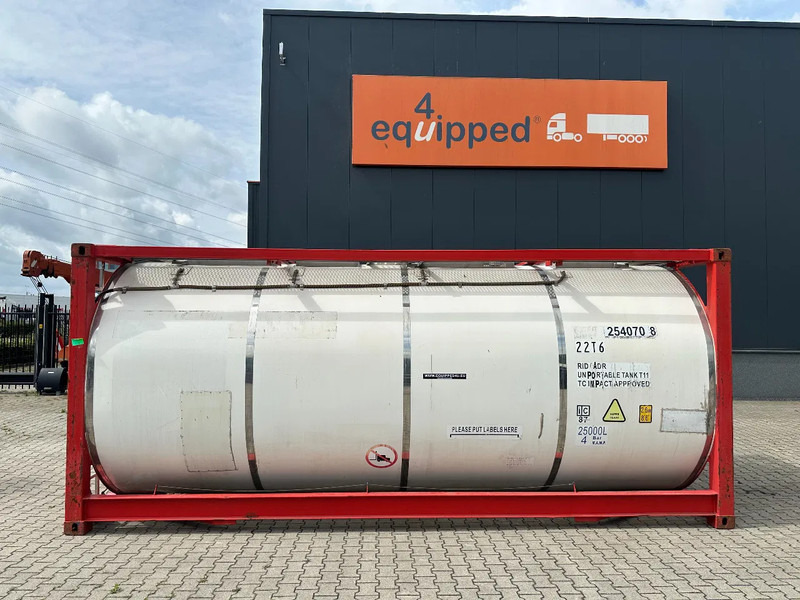 CIMC 20FT ISO, 25.080L/1-COMP/3 BAFFELS/4 manholes, ADR valid until 08/2027 - Opslagtank: afbeelding 2 CIMC 20FT ISO, 25.080L/1-COMP/3 BAFFELS/4 manholes, ADR valid until 08/2027 - Opslagtank: afbeelding 2